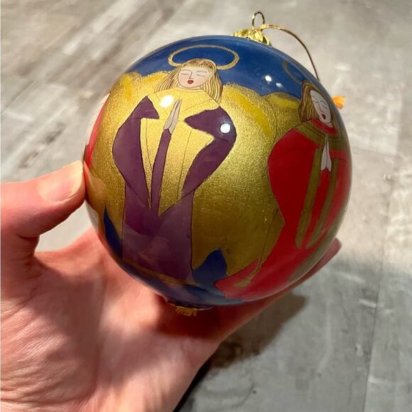 Pier 1 Li Bien 2000 glass angel ornament: NWT - Picture 5 of 9